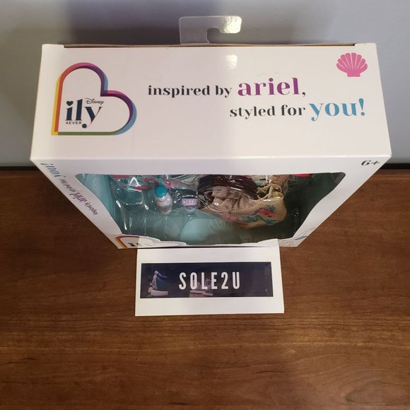 Disney ILY 4Ever 18" Ariel Inspired Accessory Pack Beach Set 9 Pieces NEW - Picture 3 of 3